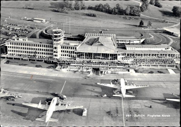 Zürich, Flughaufen Kloten Vorderseite