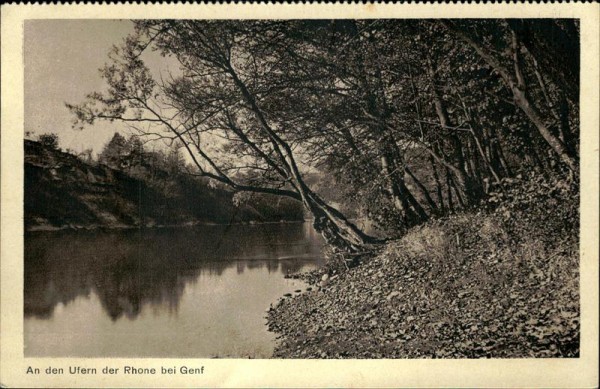 An den Ufern der Rhone, Genf Vorderseite