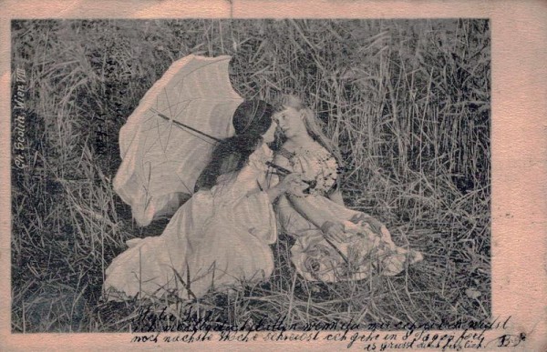 Mädchen in der Wiese, 1902 Vorderseite