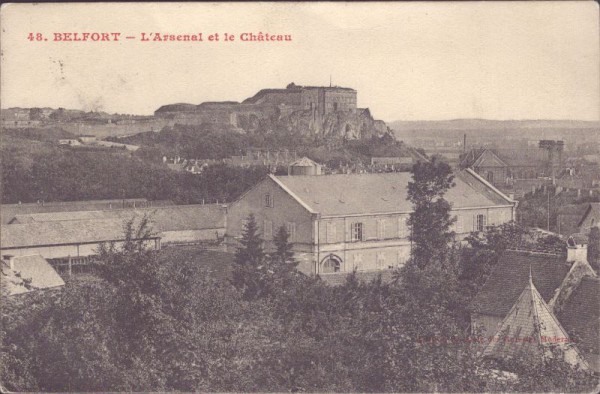 Belfort, L'Arsenal et le Chateau