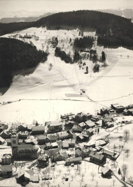 9534 Gähwil SG, Skilift Gähwil, Katholische Kirche Vorderseite