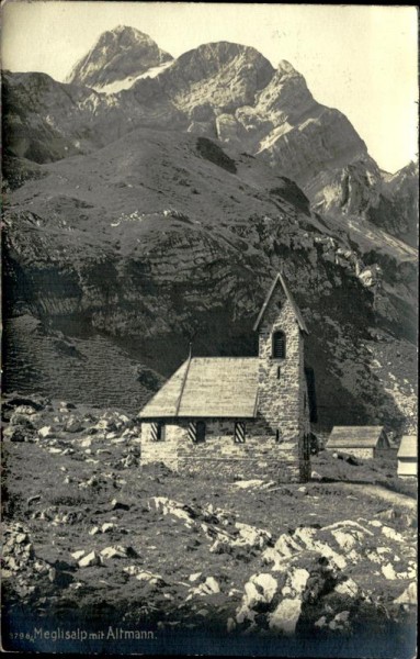 Meglisalp mit Altmann Vorderseite