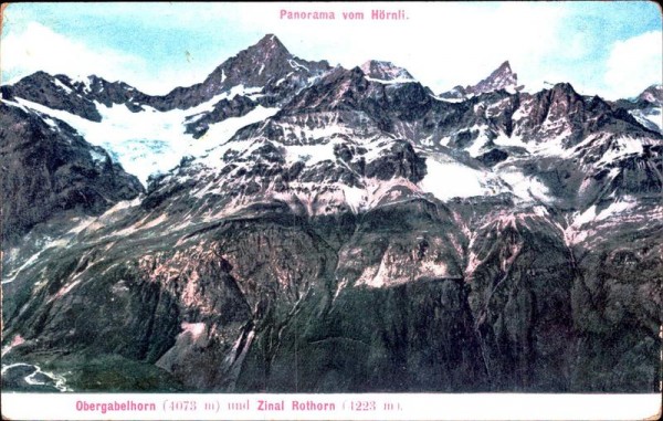 Panorama vom Hörnli Vorderseite