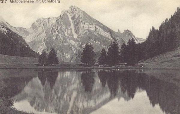 Gräppelensee mit Schafberg Vorderseite