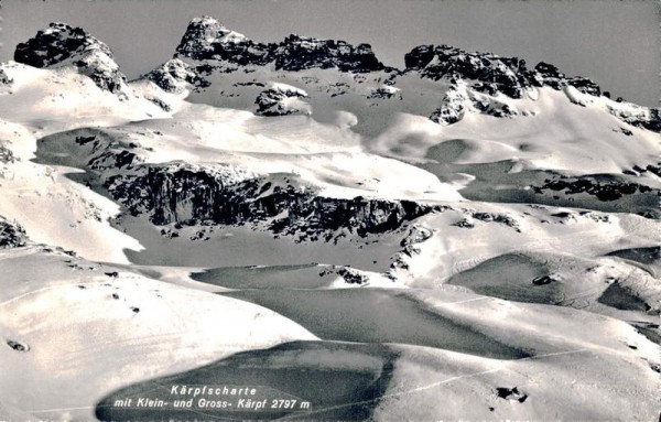 Kärpfscharte mit Klein- und Gross- Kärpf Vorderseite