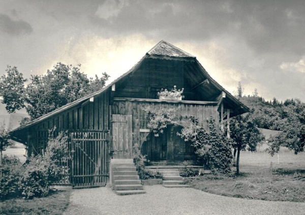Speicher bei Pfarrhaus Lützelflüh mit Gotthelf-Stube Vorderseite