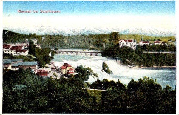Rheinfall bei Schaffhausen Vorderseite