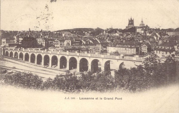 Lausanne et le Grand Pont
