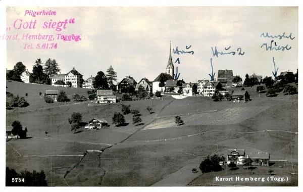 Hemberg, Toggenburg Vorderseite