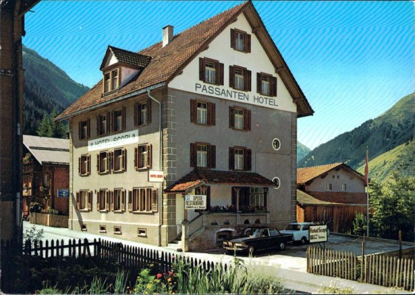 Curaglia, Hotel Scopi Vorderseite