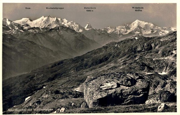 Nägelisgrätli mit Walliseralpen Vorderseite