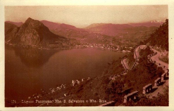 Panorama - Lugano-Monte San Salvatore Vorderseite