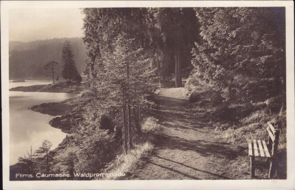 Flims Caumasee Waldpromenade