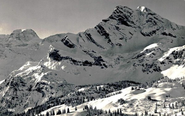 Braunwald mit Tödi und Ortstock Vorderseite