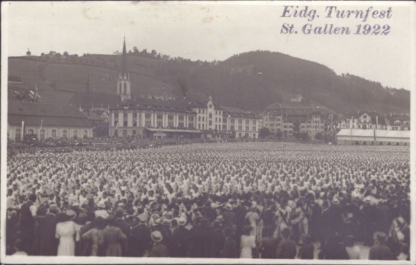 Eidg. Turnfest St. Gallen 1922