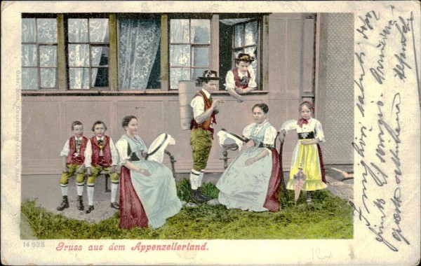 Gruss aus dem Appenzellerland Vorderseite