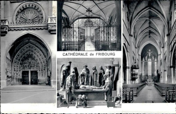 Cathédrale Saint-Nicolas de Fribourg Vorderseite