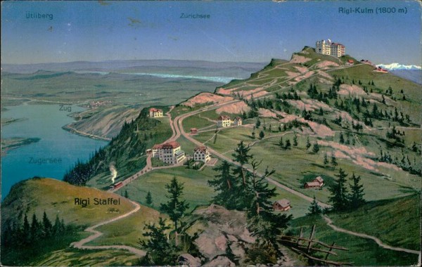 Rigi-Kulm (1800 m) Vorderseite