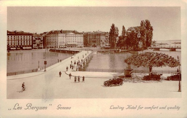 Hôtel "Les Bergues", Genève Vorderseite