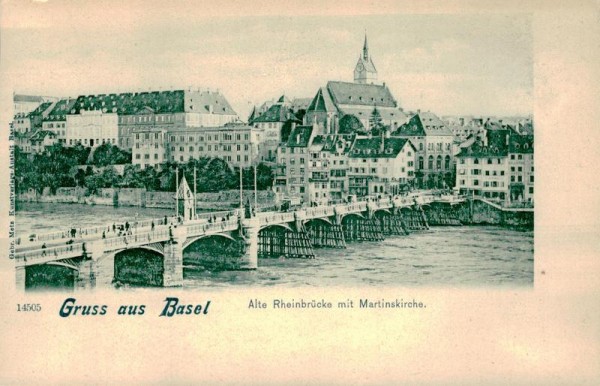 Gruss aus Basel Vorderseite