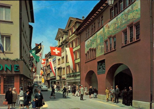 Appenzell, Hauptgasse Vorderseite