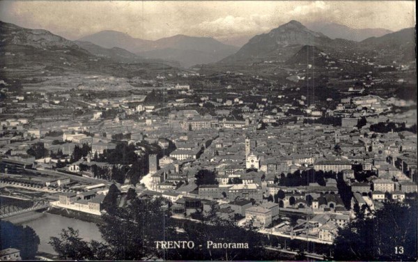 Trento - Panorama Vorderseite