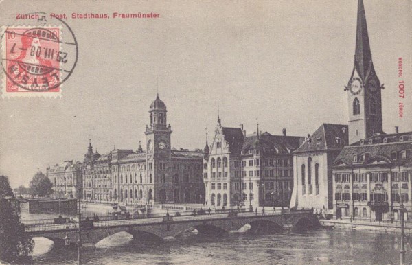Zürich - Post, Stadthaus, Faumünster