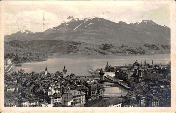 Luzern und Rigi Vorderseite
