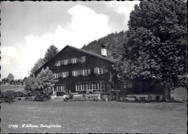 Wildhaus, Zwingliheim Vorderseite