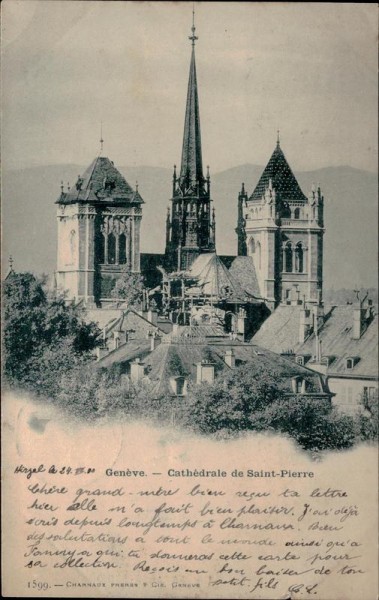 Genève - Cathédrale de Saint-Pierre Vorderseite