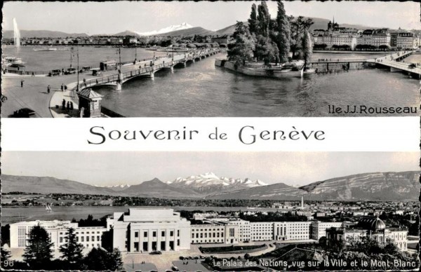 Souvenir de Genève Vorderseite