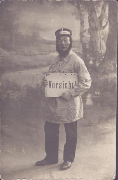 unbekannter Mann Vorderseite