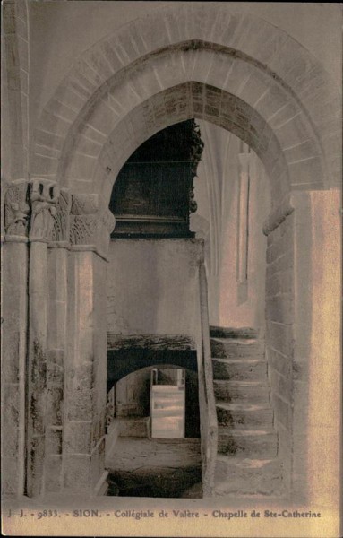 Sion/Collégiale de Valère Vorderseite