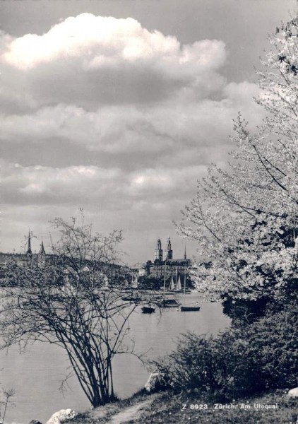 Zürich. Am Utoquai Vorderseite
