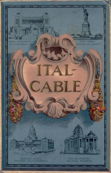 Ital-Cable, Italcable. Compagnia Italiana dei Cavi Telegrafici Sottomarini Vorderseite