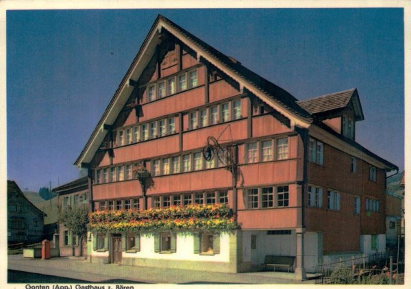 Gonten, Gasthaus z. Bären Vorderseite