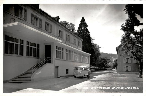 Lavey-les-Bains, Entrée du Grand Hotel Vorderseite