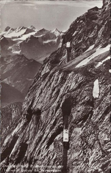 Pilatusbahn an der Eselwand Vorderseite