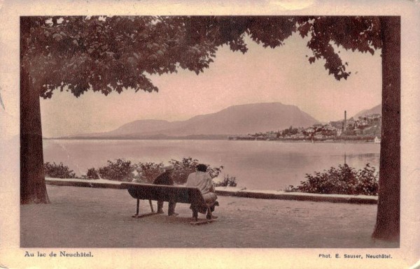 Au Lac de Neuchàtel Vorderseite