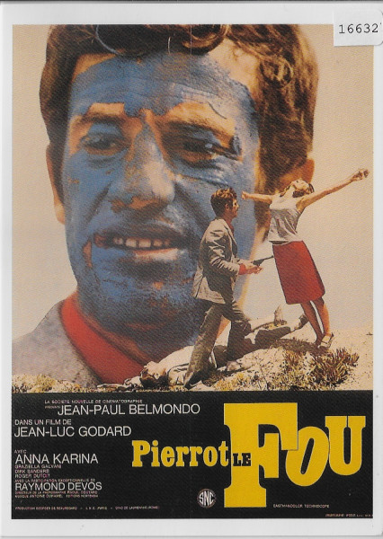 Jean-Paul Belmondo - Pierrot le Fou de Jean-Luc Godard 1965