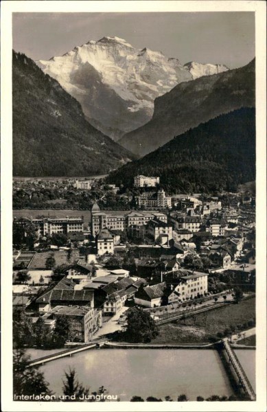 Interlaken und Jungfrau Vorderseite