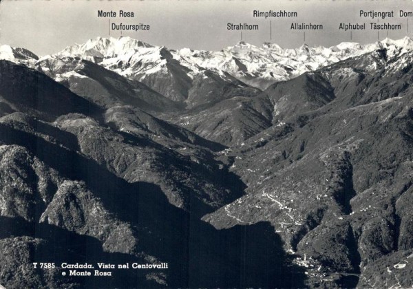 Cardada. Visata nel Centovalli e Monte Rosa Vorderseite