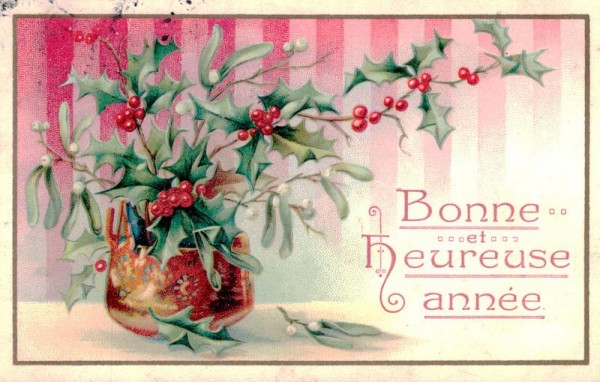 Bonne et heureuse année / Frohes neues Jahr Vorderseite