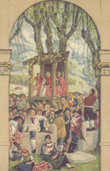 Bundesfeier Postkarte 1918