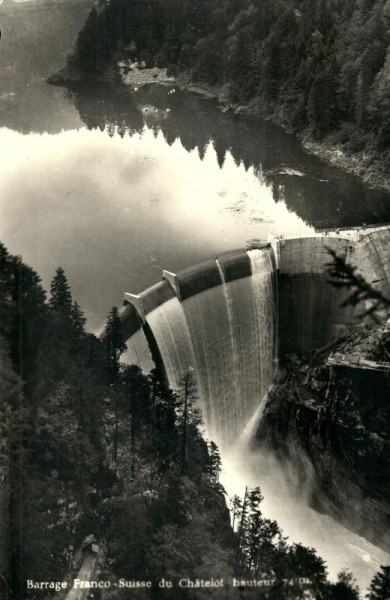 Barrage du Châtelot Vorderseite
