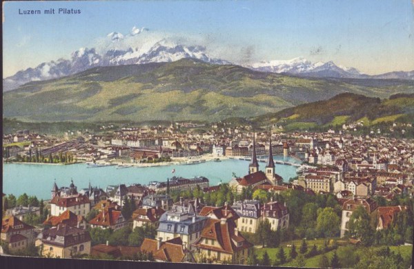 Luzern mit Pilatus