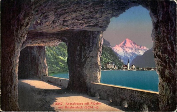 Axenstrasse mit Flülelen. Vorderseite