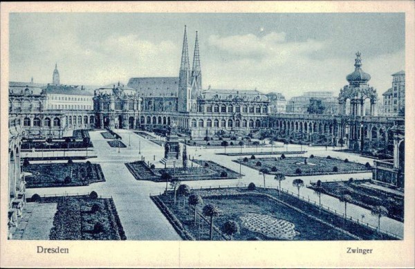 Dresden - Zwinger Vorderseite