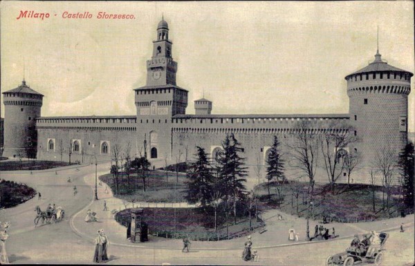 Milano - Castello Sforzesco Vorderseite