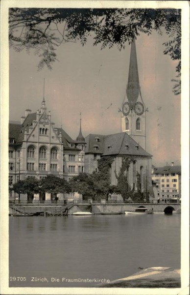 Die Fraumünster (Zürich) Vorderseite